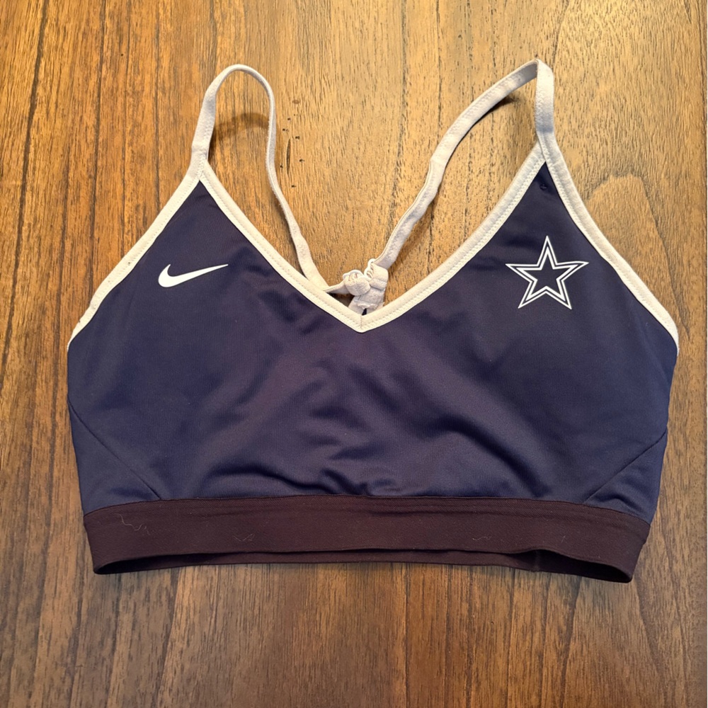 Nike Cowboys Navy Sports Bra